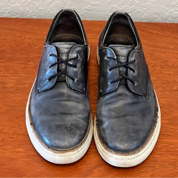 Diesel blue-gray low leather sneakers size 39 (US 8.5) - Picture 7 of 14